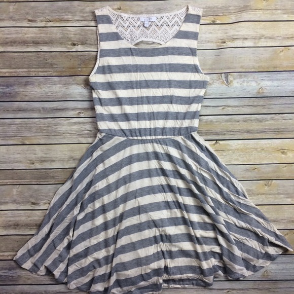 dELiA*s Striped Crochet Dress - Picture 1 of 7